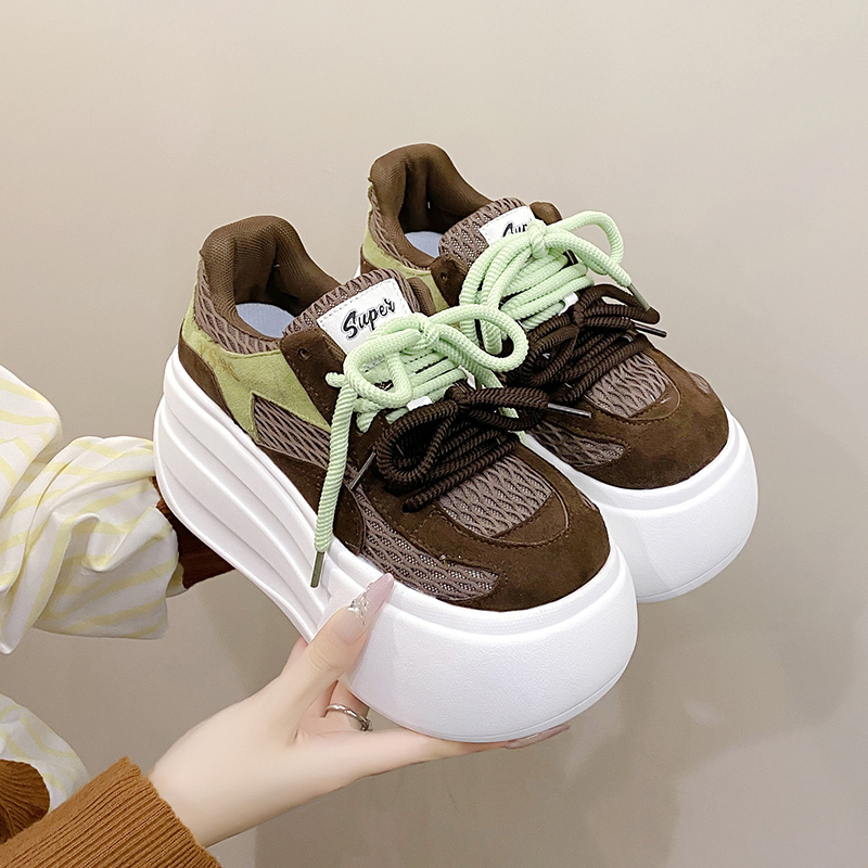 Guipure Lace Panel - 2025 Designer Women Platform Casual Buffalo