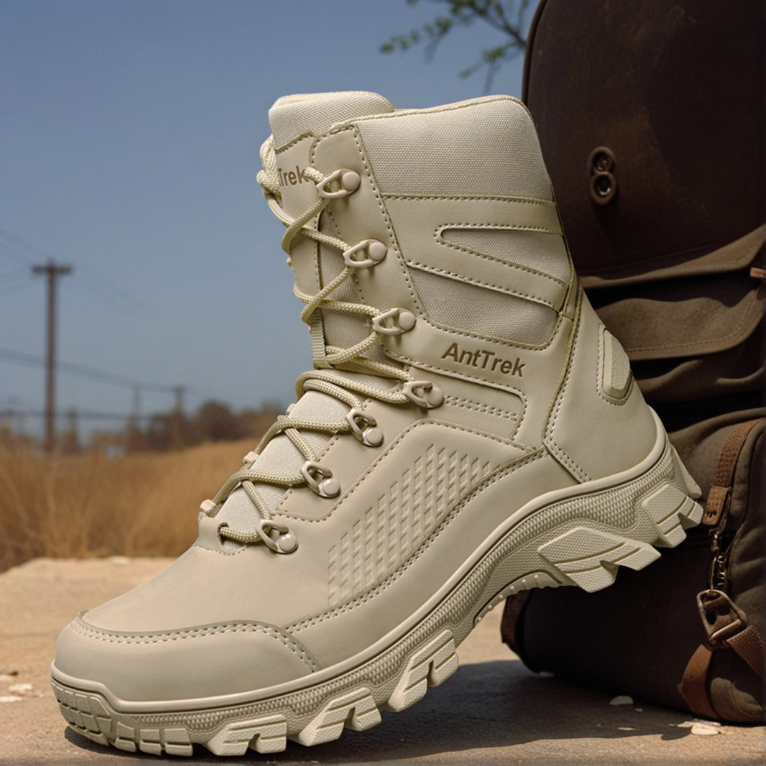 Guipure Lace Panel - New Men Tactical Boots Hunting Hiking