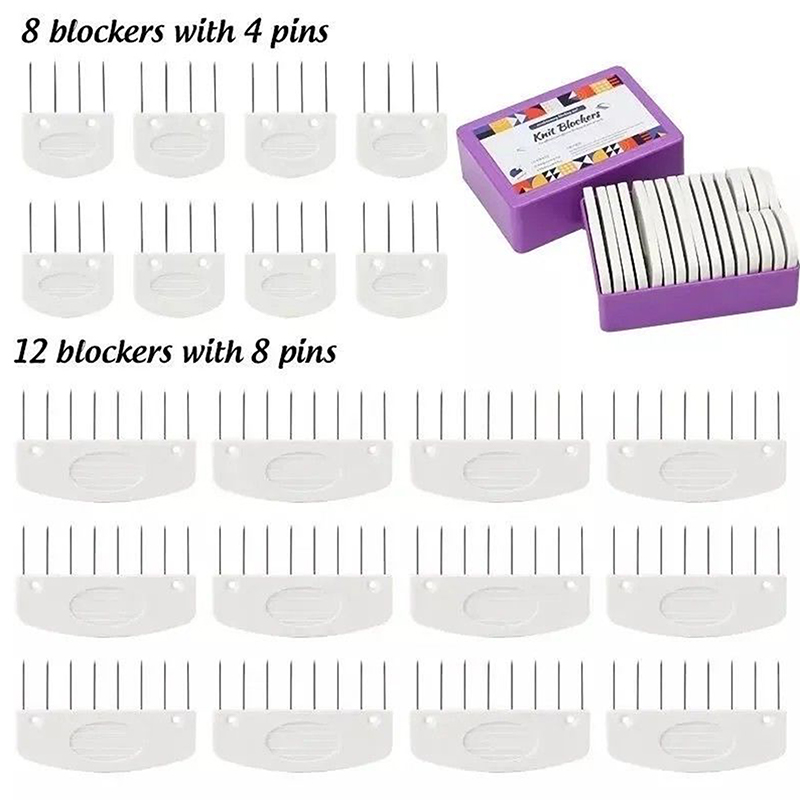 Pom Pom Maker Tool - Knit Blockers Set 20Pcs Stainless Steel