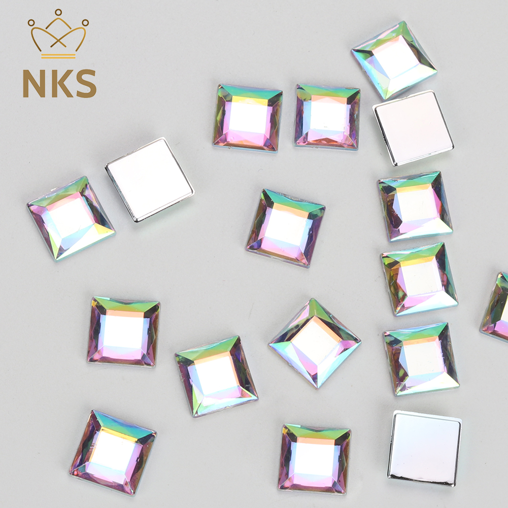 NKS 10mm 12mm Faceted Square C – Hotfix Rhinestone Sheet recenzja i cena