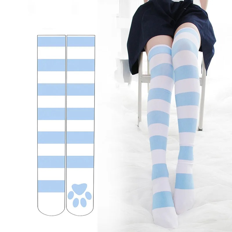 Lolita Over Knee Socks Pink St – Velvet Ribbon Roll recenzja i cena