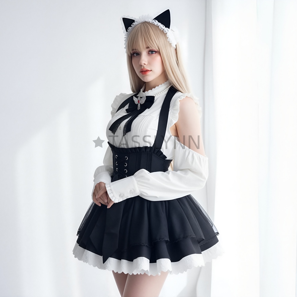 Cat Ear Nun Maid Dress Women's – Embellish Knit recenzja i cena