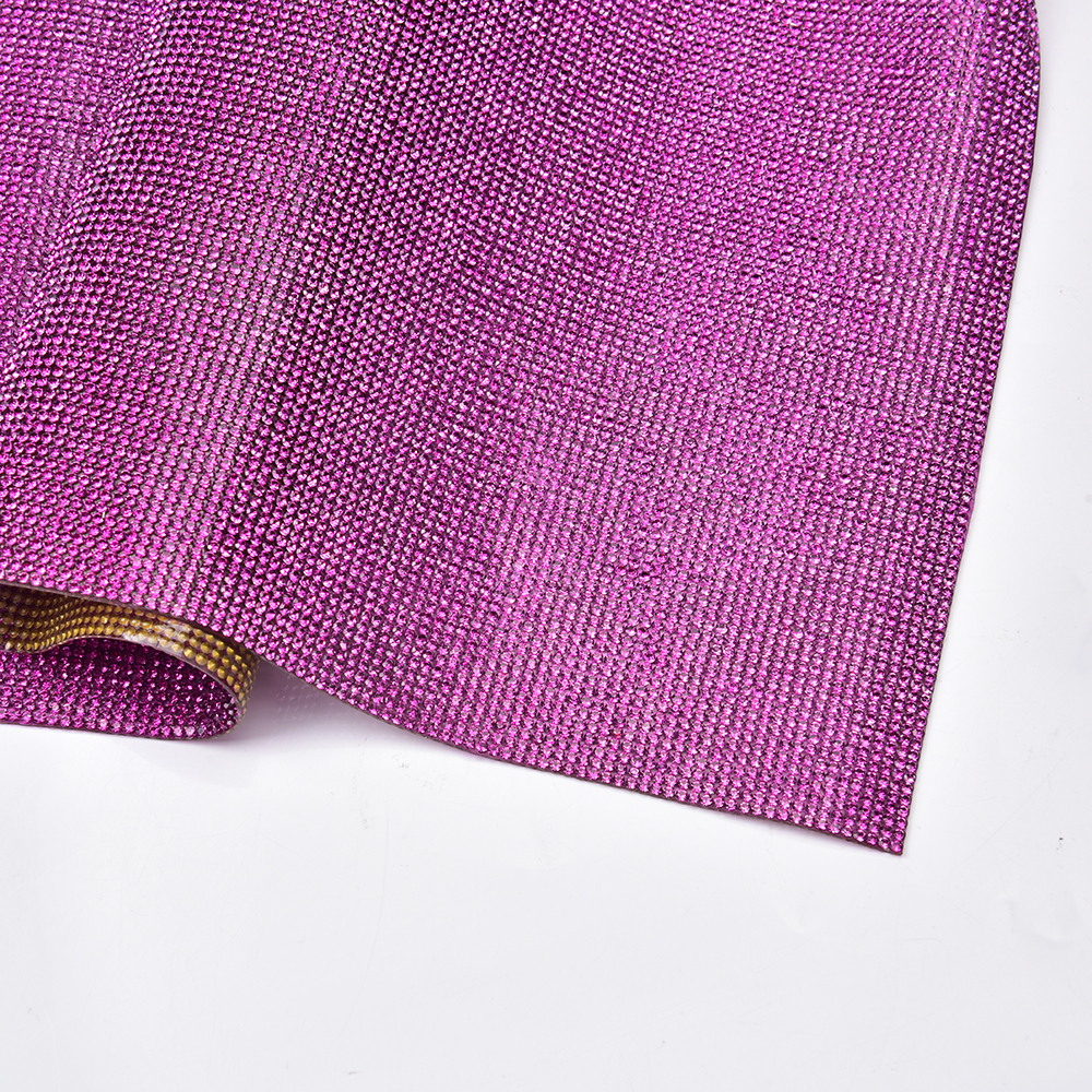 Fuchsia Rhinestone Sticker Tri – Hotfix Rhinestone Sheet recenzja i cena
