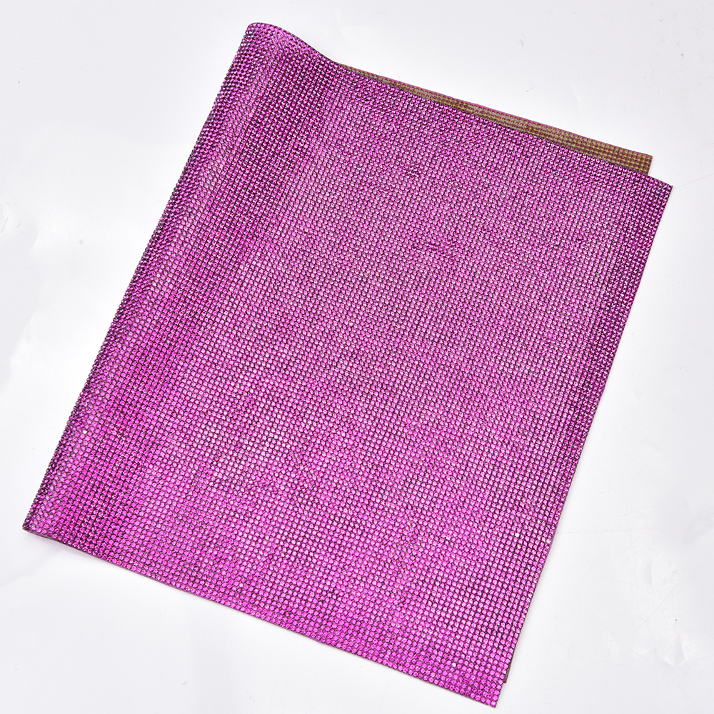 Fuchsia Rhinestone Sticker Tri – Hotfix Rhinestone Sheet recenzja i cena