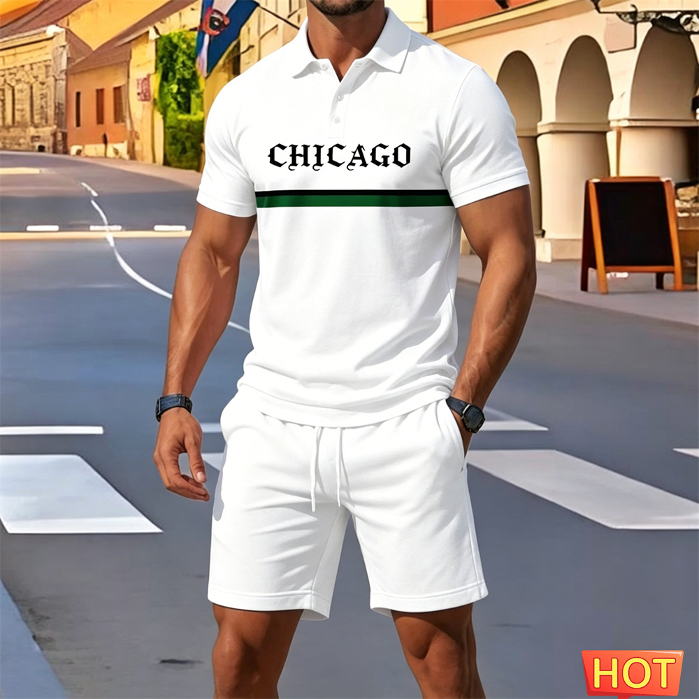 Summer man 2 piece outfits Men – Embellish Knit recenzja i cena