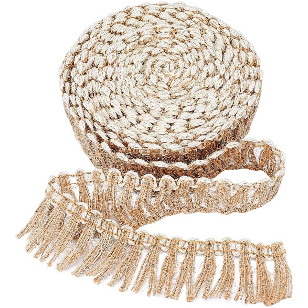 5 Meters Burlap Fringe Tassel  – Fringe Ribbon Sewing recenzja i cena