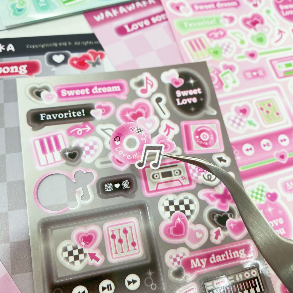 SCRAPBOOK Music Decorative STI – Glitter Vinyl Roll recenzja i cena