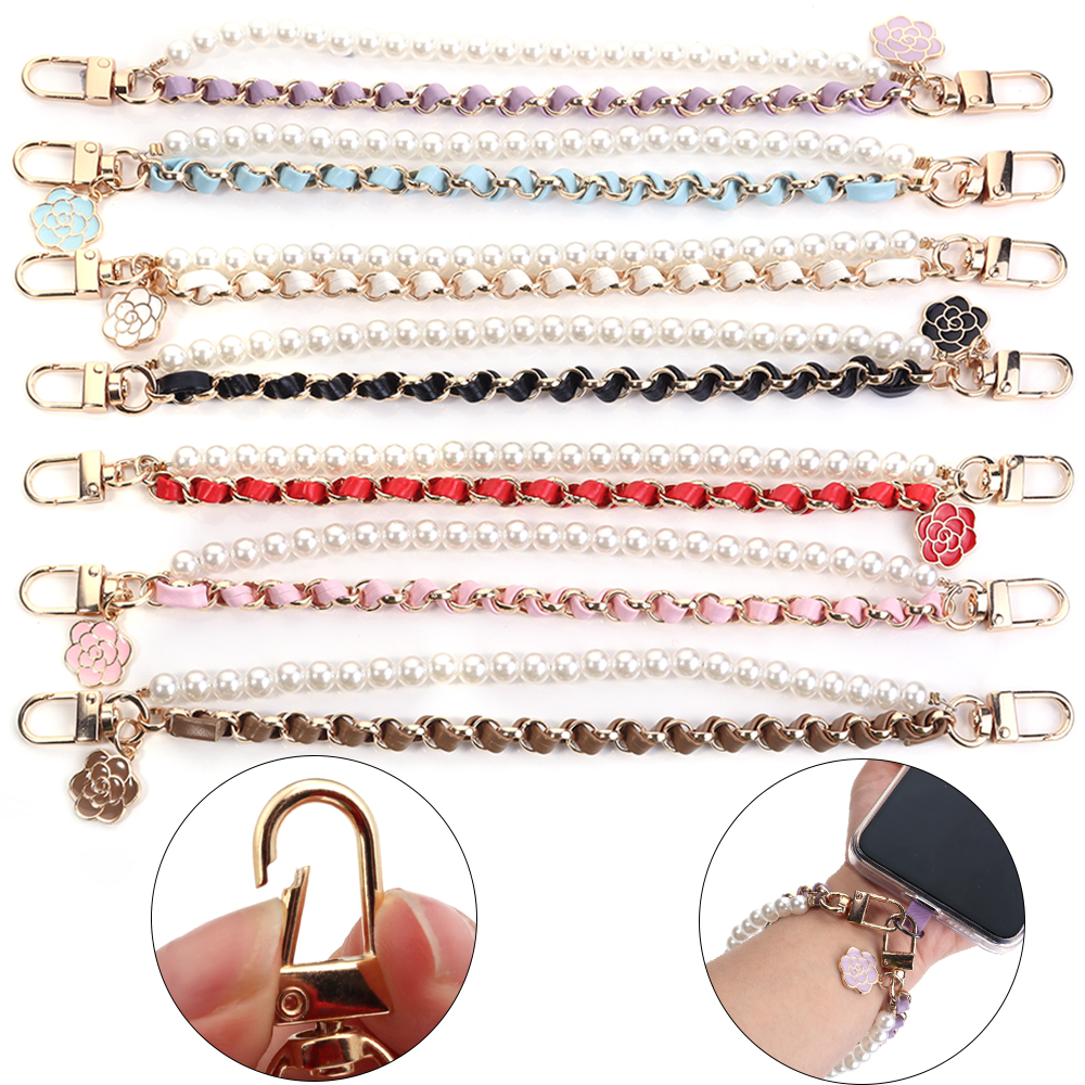 1 Strand/Lot Leather Imitation – Pearl Trim Chain recenzja i cena