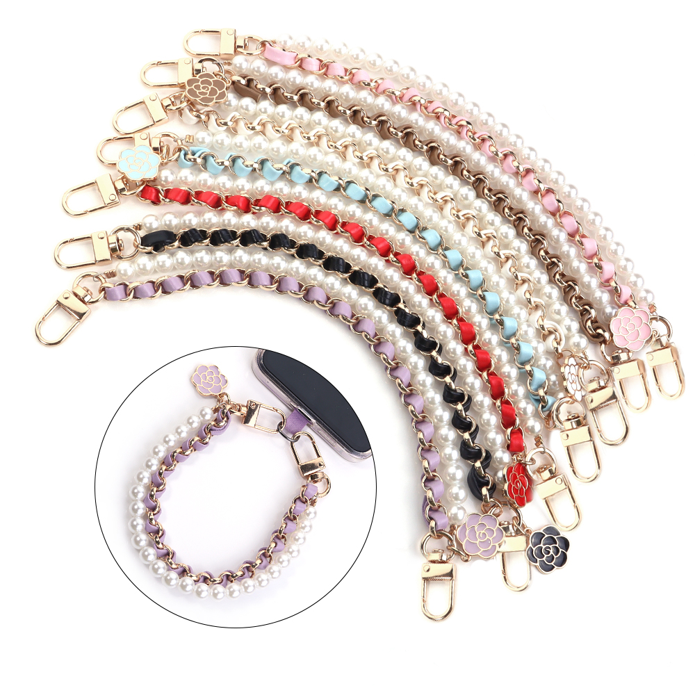 1 Strand/Lot Leather Imitation – Pearl Trim Chain recenzja i cena