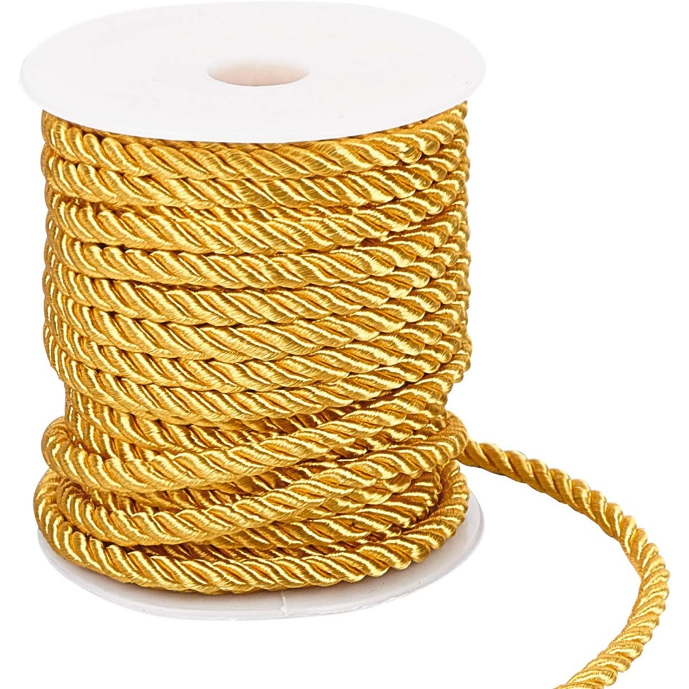 1 Roll 59 Feet Gold Cord 5mm T – Cord Trim Twisted recenzja i cena