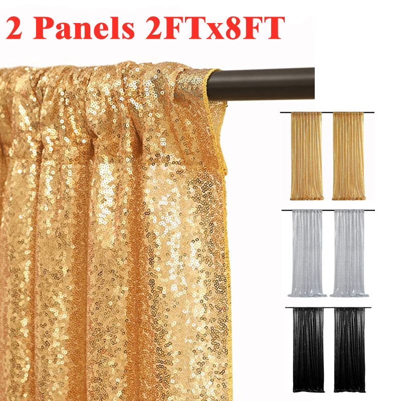 Gold/Silvery Sequin Backdrop C – Sequin Fabric Panel recenzja i cena
