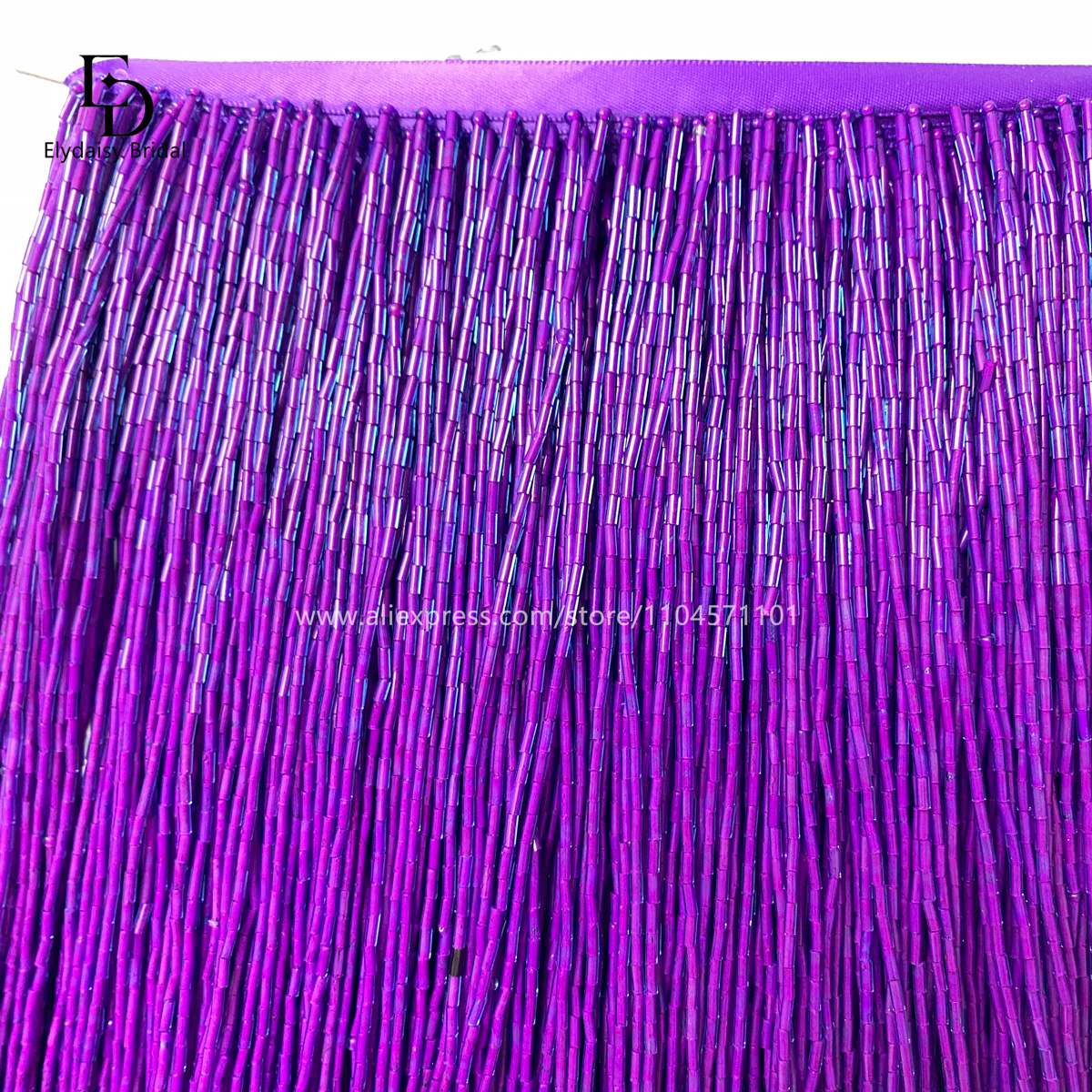 30CM Long Purple Green Black B – Fringe Ribbon Sewing recenzja i cena