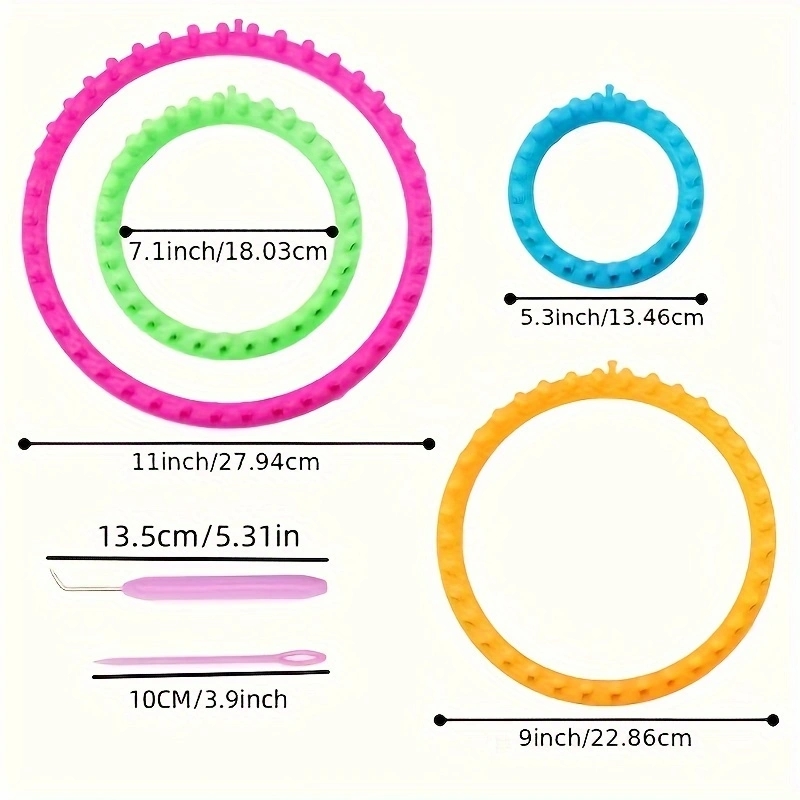 4 Size Round Plastic Scarf Kni – Pom Pom Maker Tool recenzja i cena