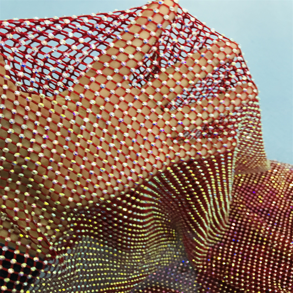 Chunky Glitter Blue Yellow Gla – Crystal Mesh Fabric recenzja i cena
