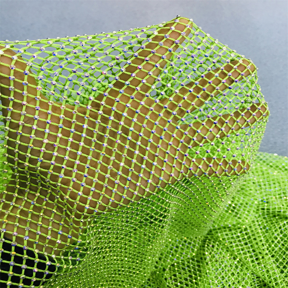 Chunky Glitter Blue Yellow Gla – Crystal Mesh Fabric recenzja i cena