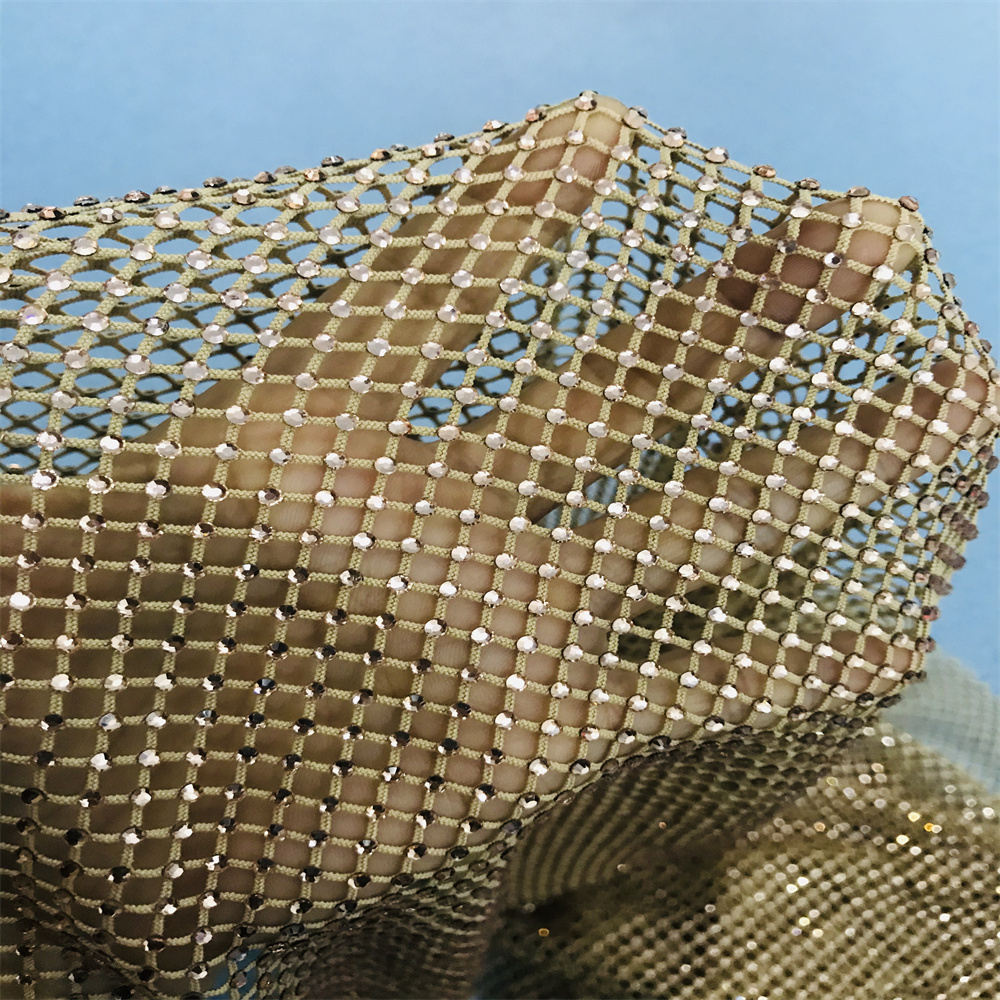 Chunky Glitter Blue Yellow Gla – Crystal Mesh Fabric recenzja i cena
