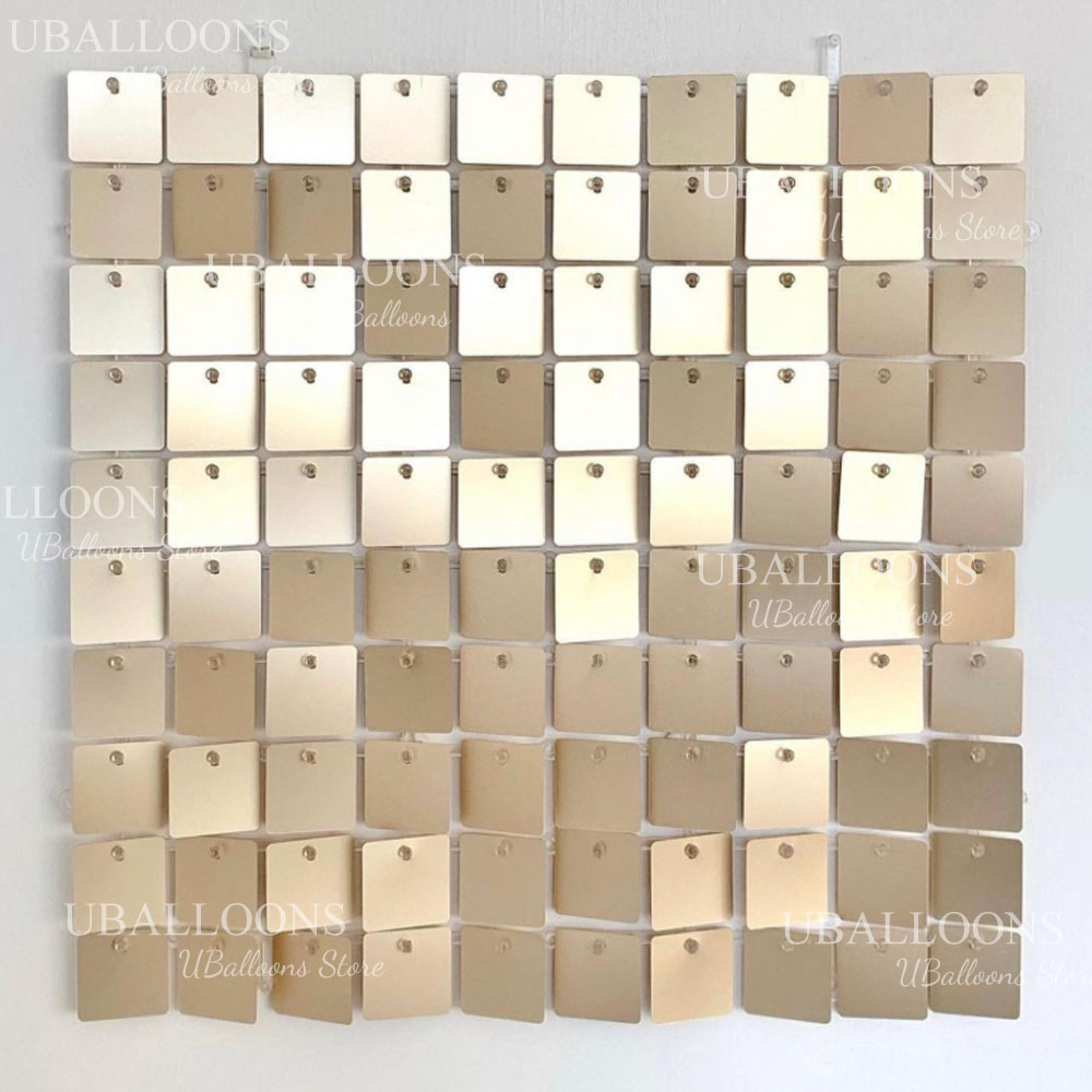 Matte Champagne Gold Backdrop  – Sequin Fabric Panel recenzja i cena