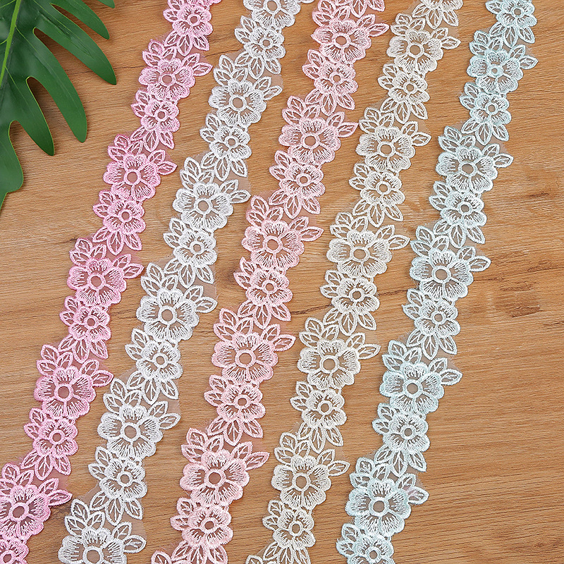 5CM Width Embroidered Organza  – Lace Ribbon Trim recenzja i cena