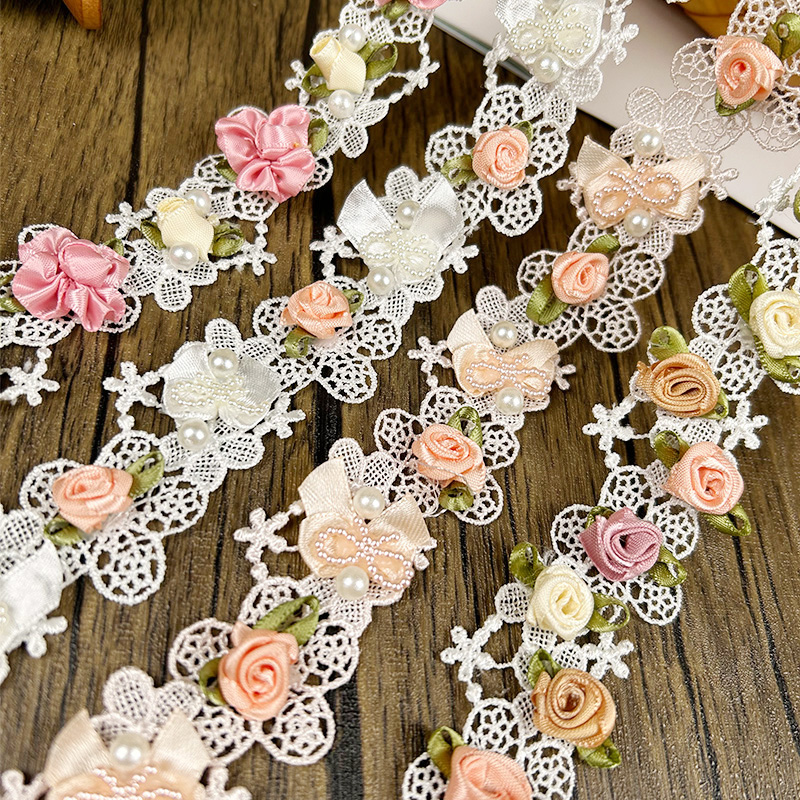 44/50cm 3D Flower Lace Trim Ap – Lace Ribbon Trim recenzja i cena