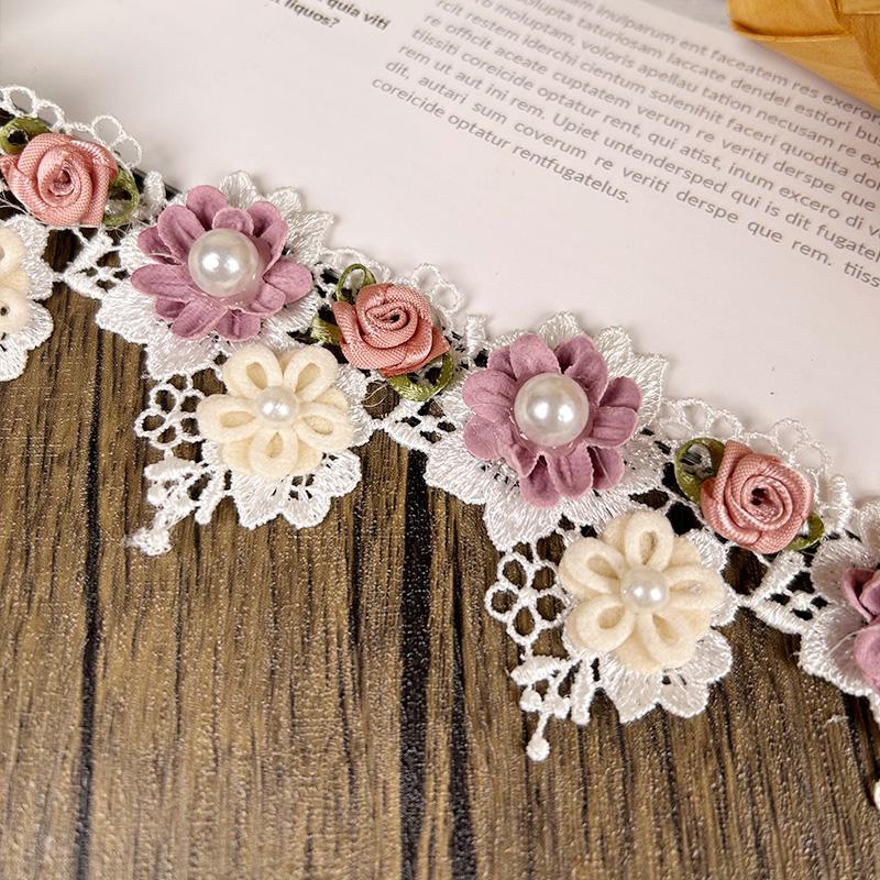 44/50cm 3D Flower Lace Trim Ap – Lace Ribbon Trim recenzja i cena
