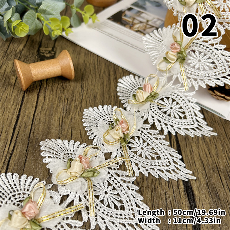 44/50cm 3D Flower Lace Trim Ap – Lace Ribbon Trim recenzja i cena