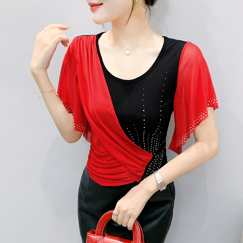 2025 Summer Women's Mesh Top:  – Beaded Trim Fringe recenzja i cena