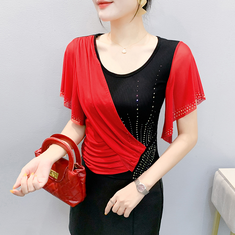2025 Summer Women's Mesh Top:  – Beaded Trim Fringe recenzja i cena