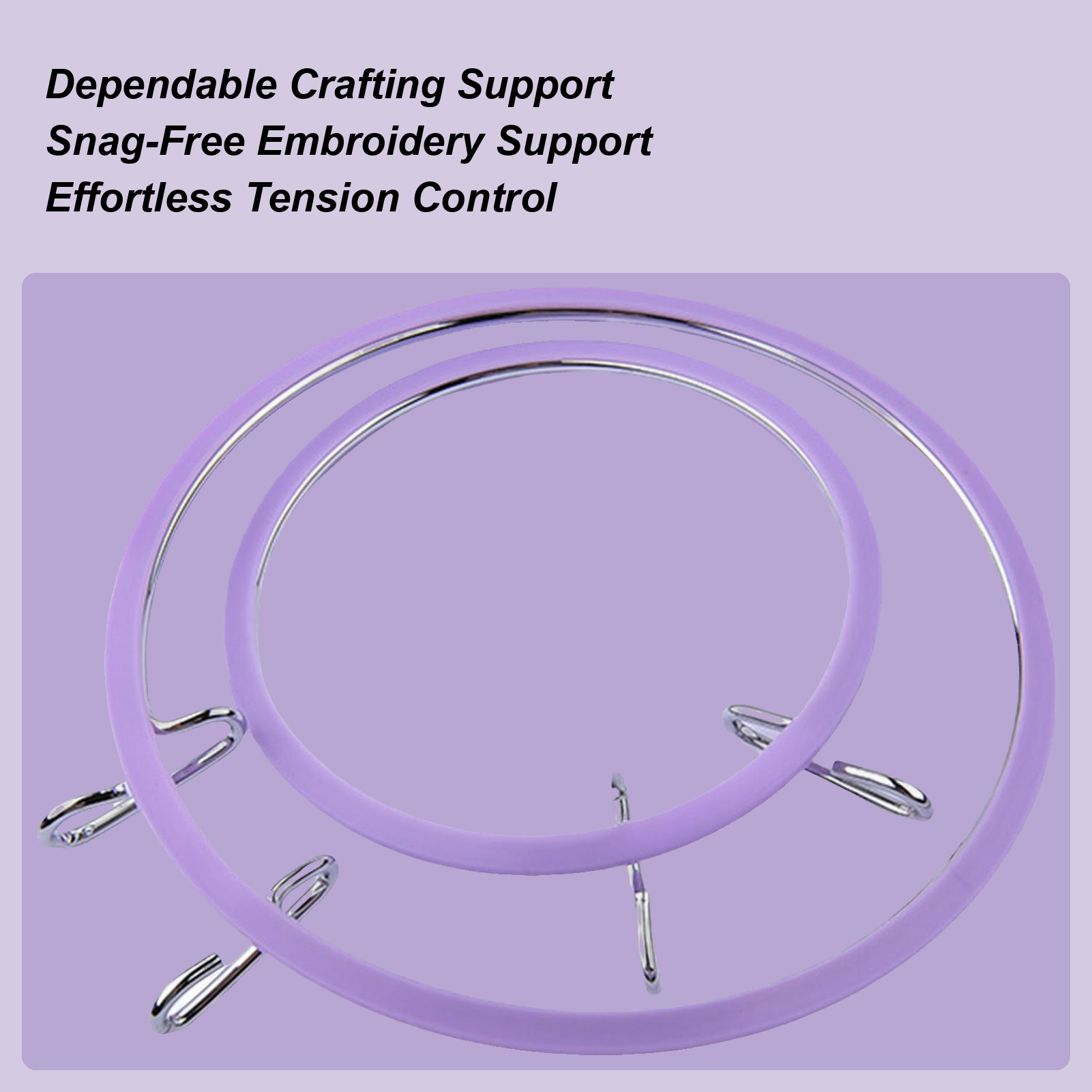 Hoop For Cross Stitching Metal – Embroidery Craft recenzja i cena