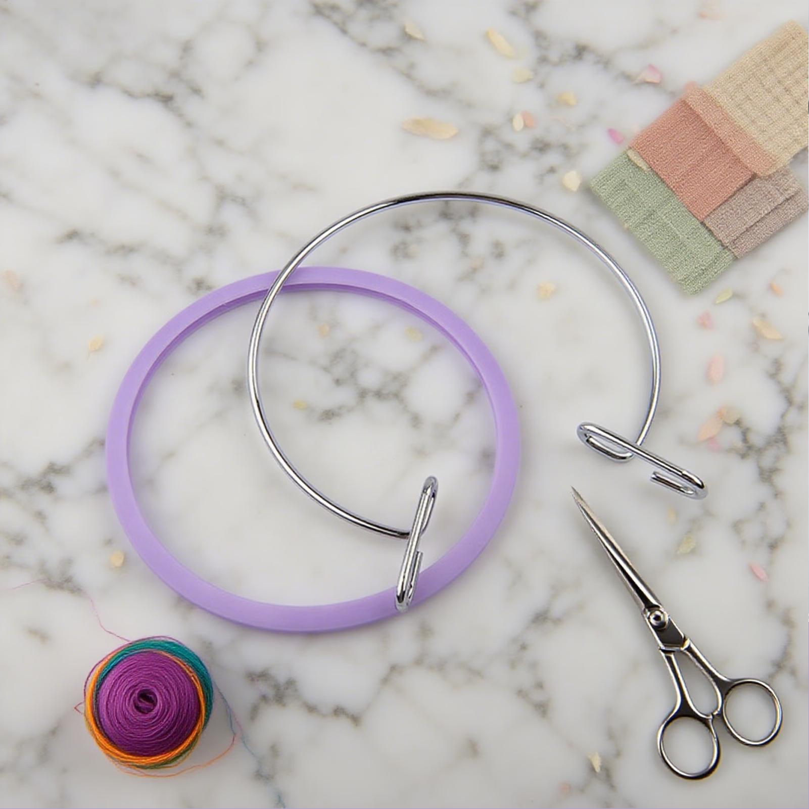 Hoop For Cross Stitching Metal – Embroidery Craft recenzja i cena
