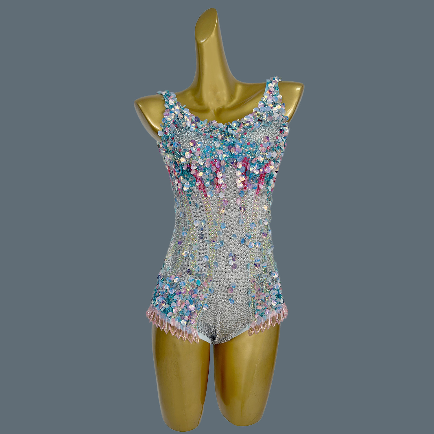 Women Sexy Stage Rhinestones S – Rhinestone Banding Trim recenzja i cena