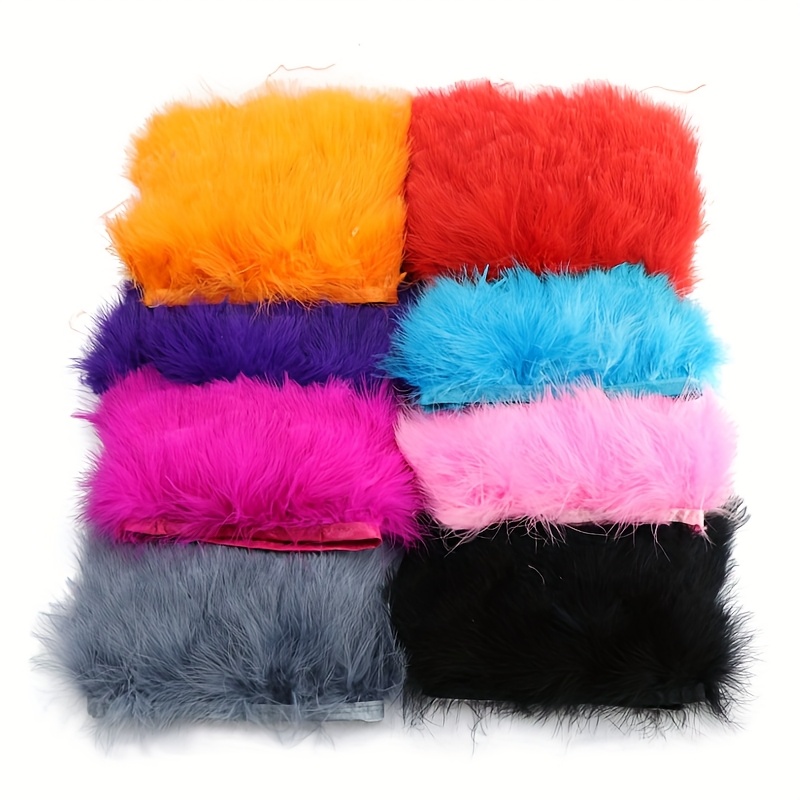 Fluffy Turkey Feathers Trim Fr – Fringe Ribbon Sewing recenzja i cena