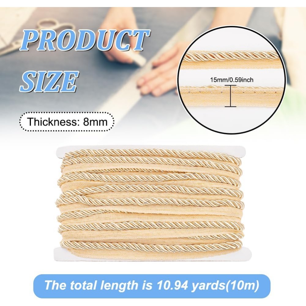 11 Yards Twisted Lip Cord Trim – Cord Trim Twisted recenzja i cena