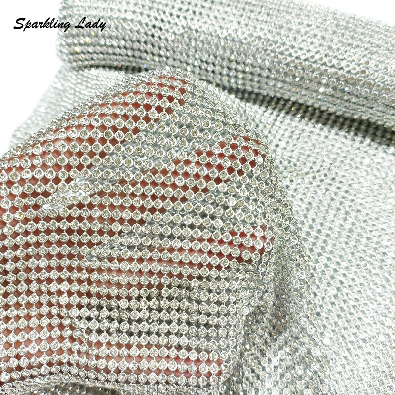 3MM Fashion Metal Rhinestone F – Crystal Mesh Fabric recenzja i cena