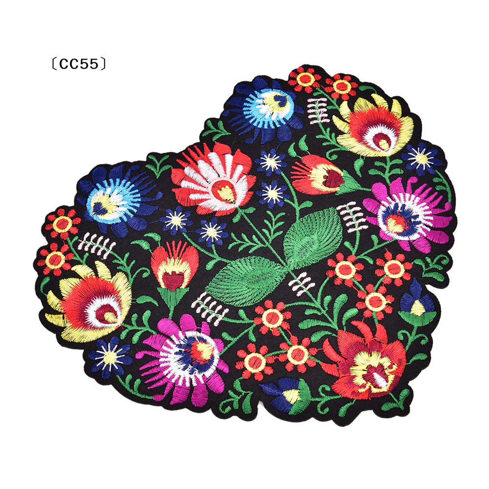 1Pc Heart Shape Flower Embroid – Applique Patch Flower recenzja i cena
