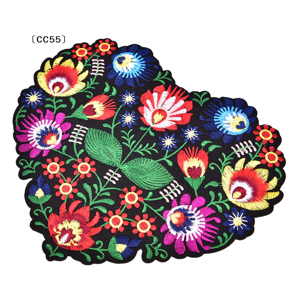 1Pc Heart Shape Flower Embroid – Applique Patch Flower recenzja i cena