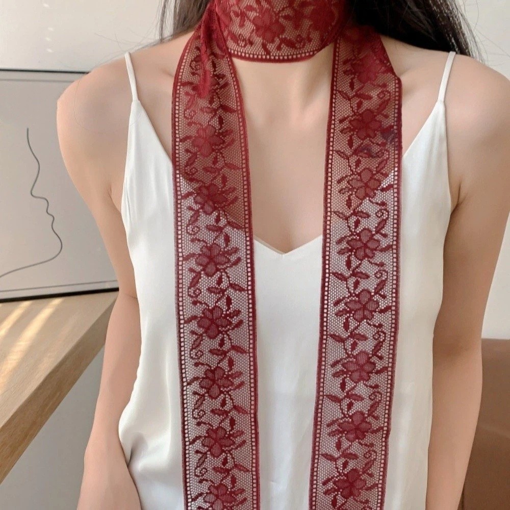 Stylish Floral Lace Printed Sc – Lace Ribbon Trim recenzja i cena