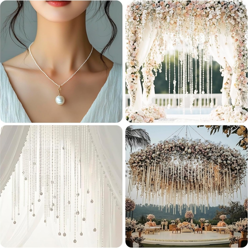 2/5m ABS Imitation Pearl Bead  – Pearl Trim Chain recenzja i cena