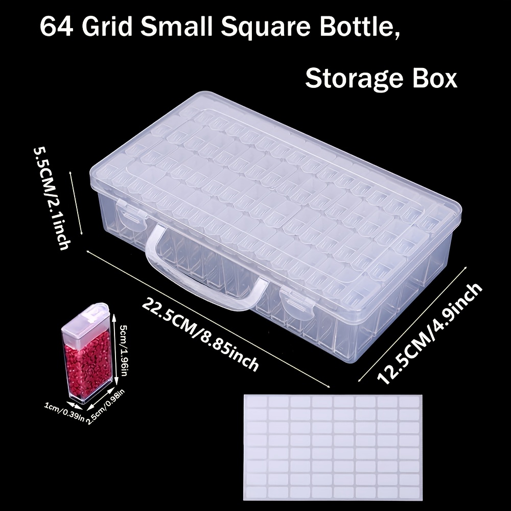 1/2/3/4Pack 64gird Diamond Pai – Craft Embellishment Storage recenzja i cena