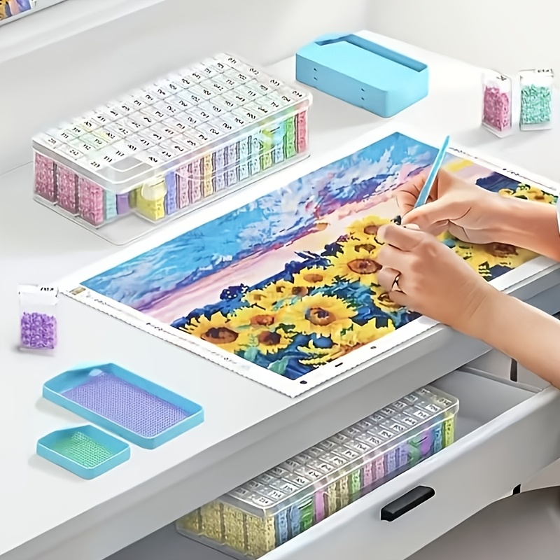 1/2/3/4Pack 64gird Diamond Pai – Craft Embellishment Storage recenzja i cena