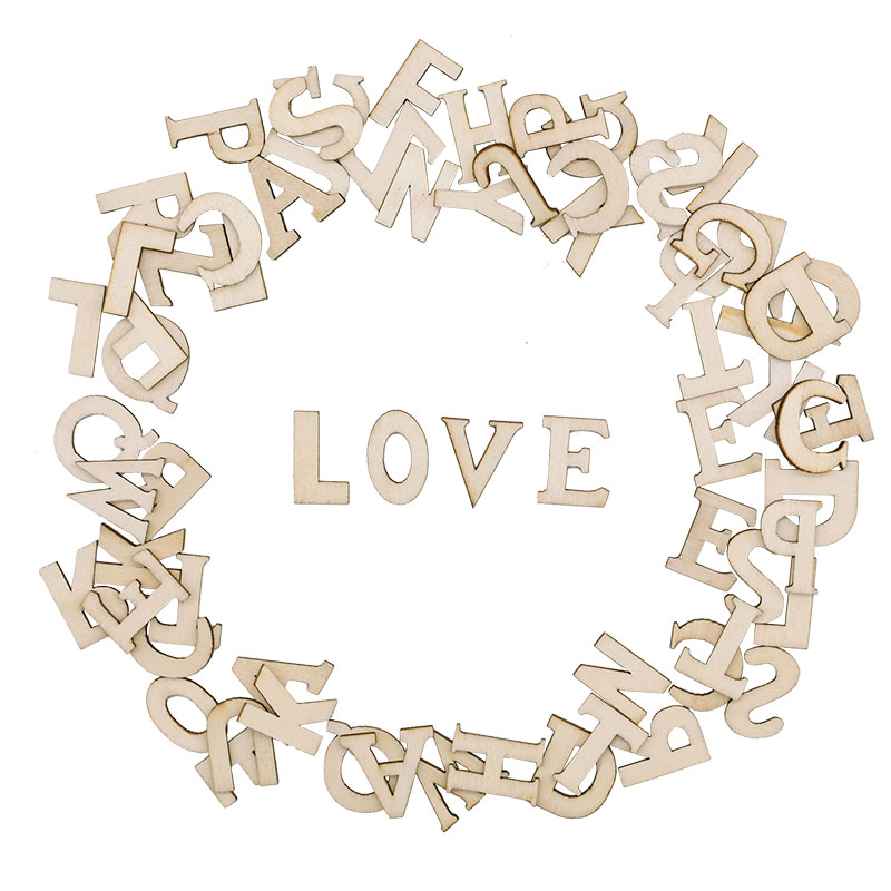 100pcs Letters Wooden Alphabet – Embellish Craft recenzja i cena