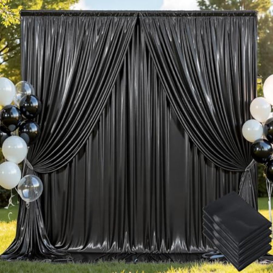 Party backdrop curtain: wrinkl – Sequin Fabric Panel recenzja i cena