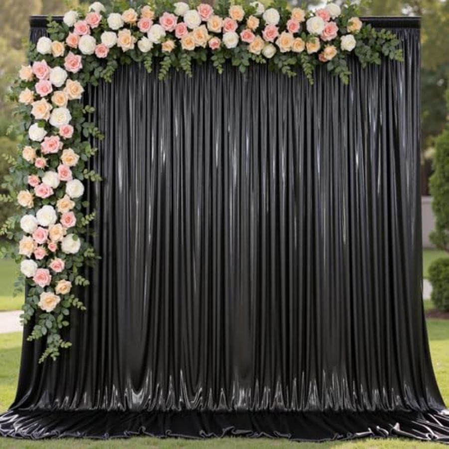 Party backdrop curtain: wrinkl – Sequin Fabric Panel recenzja i cena