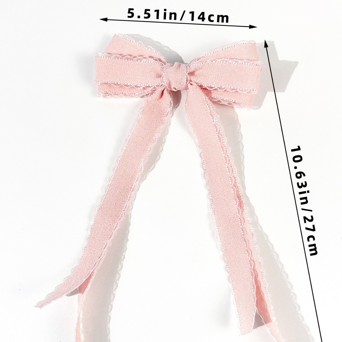Bulk 20pc Long Tassel Hair Cli – Lace Ribbon Trim recenzja i cena