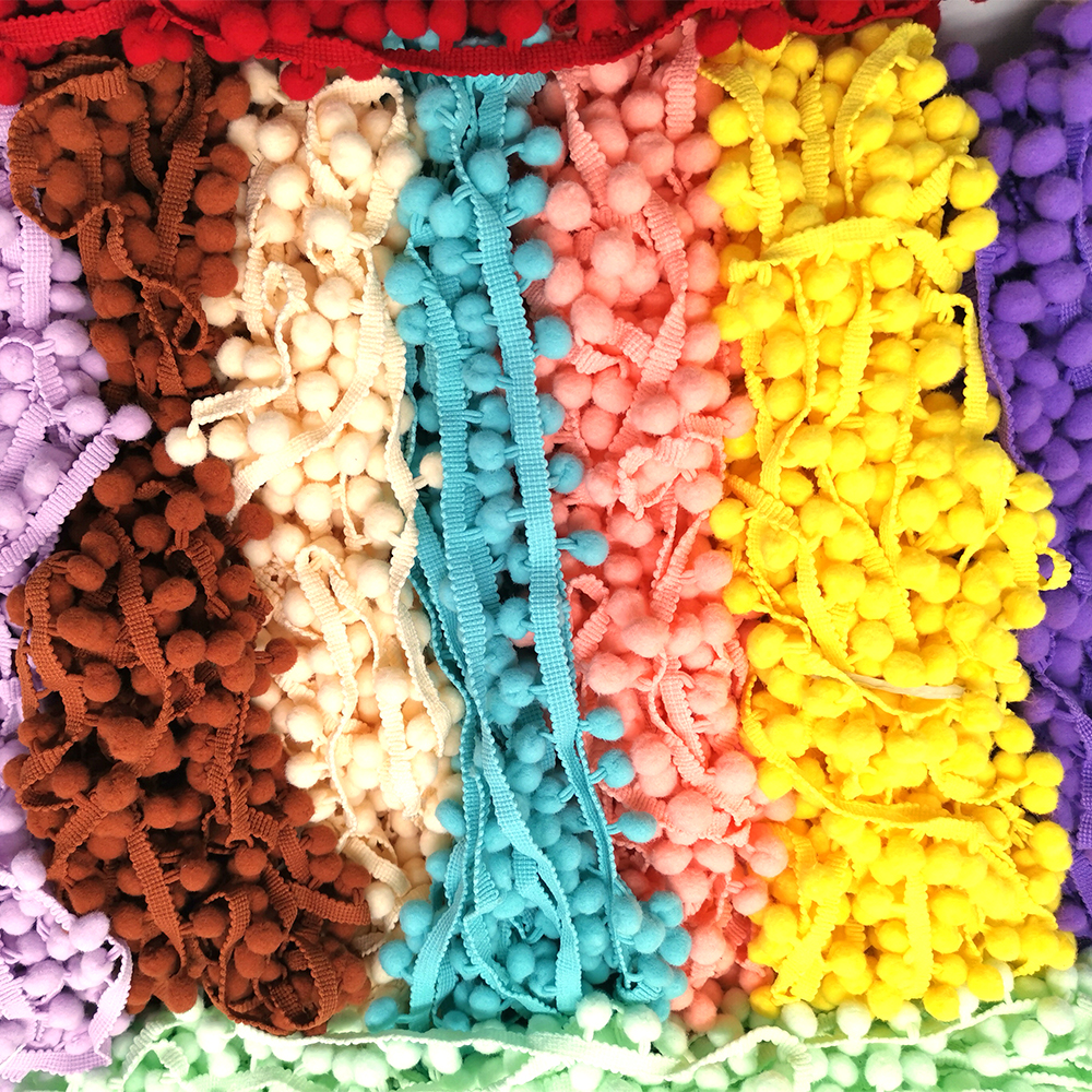 1-5yard Pom pom Fringe Lace Ri – Fringe Ribbon Sewing recenzja i cena