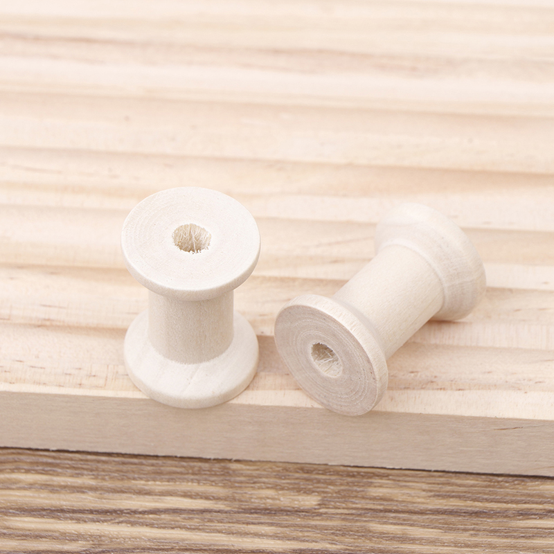 10Pc Vintage Wooden Spools DIY – Organza Ribbon Spool recenzja i cena