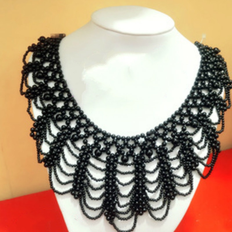 New Pearl Beaded Lace Trim Col – Beaded Trim Fringe recenzja i cena