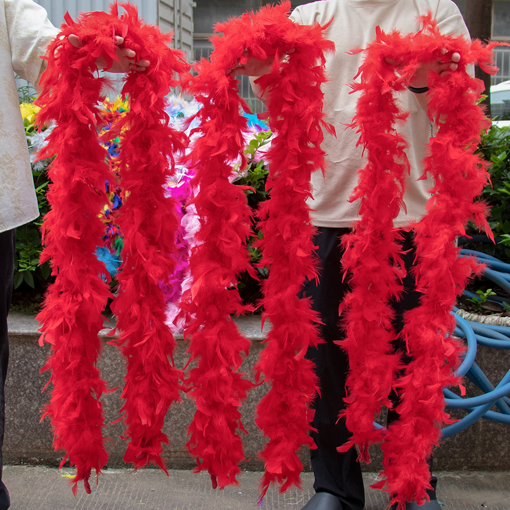 Red Marabou Feather Boa Trim F – Feather Trim Marabou recenzja i cena