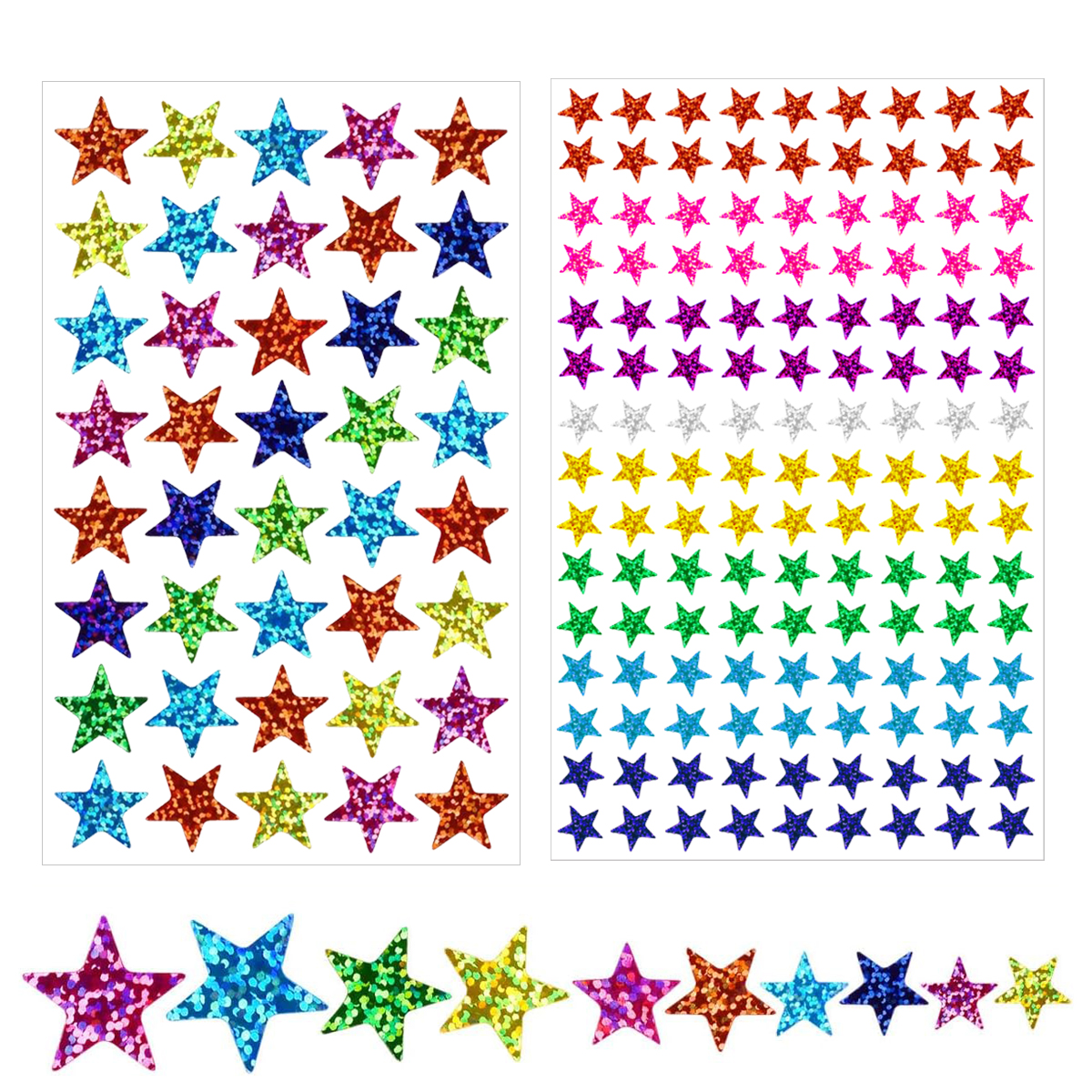 25 sheets Star Stickers 2040pc – Glitter Vinyl Roll recenzja i cena