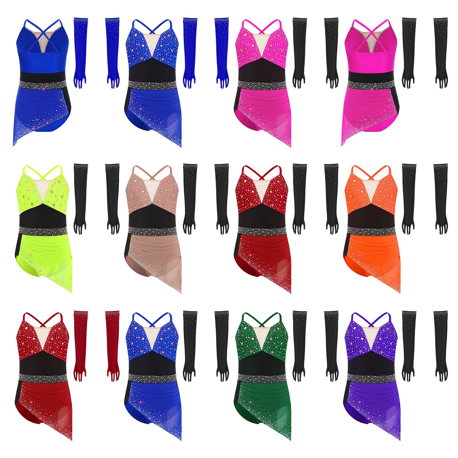 Teen Girls Shiny Rhinestones L – Rhinestone Banding Trim recenzja i cena