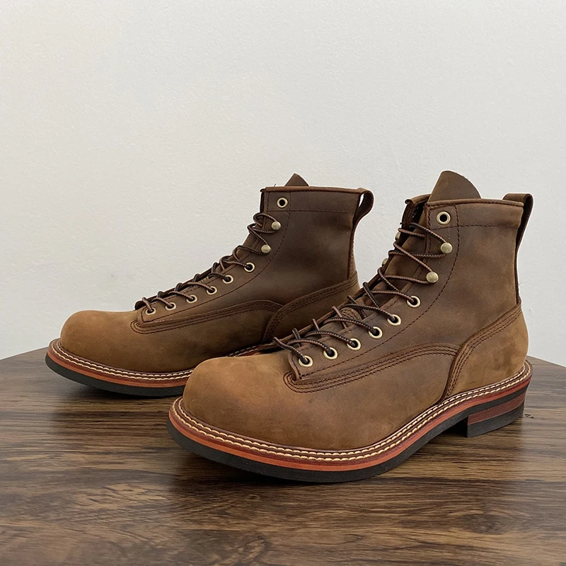 Vintage British Men Ankle Boot – Guipure Lace Panel recenzja i cena